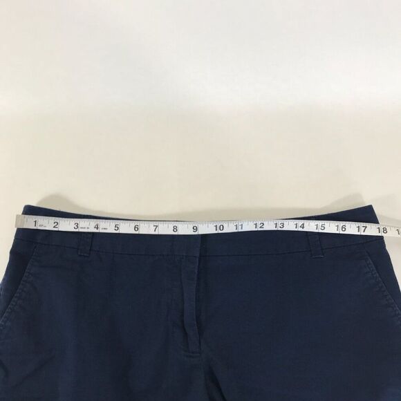 J. Crew Factory Broken-In Chino Short Women's Size 12 Blue 100% Cotton Summer - Picture 4 of 10